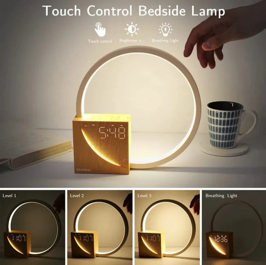 FlickerOfComfort™ Touch Control Bedside Lamp
